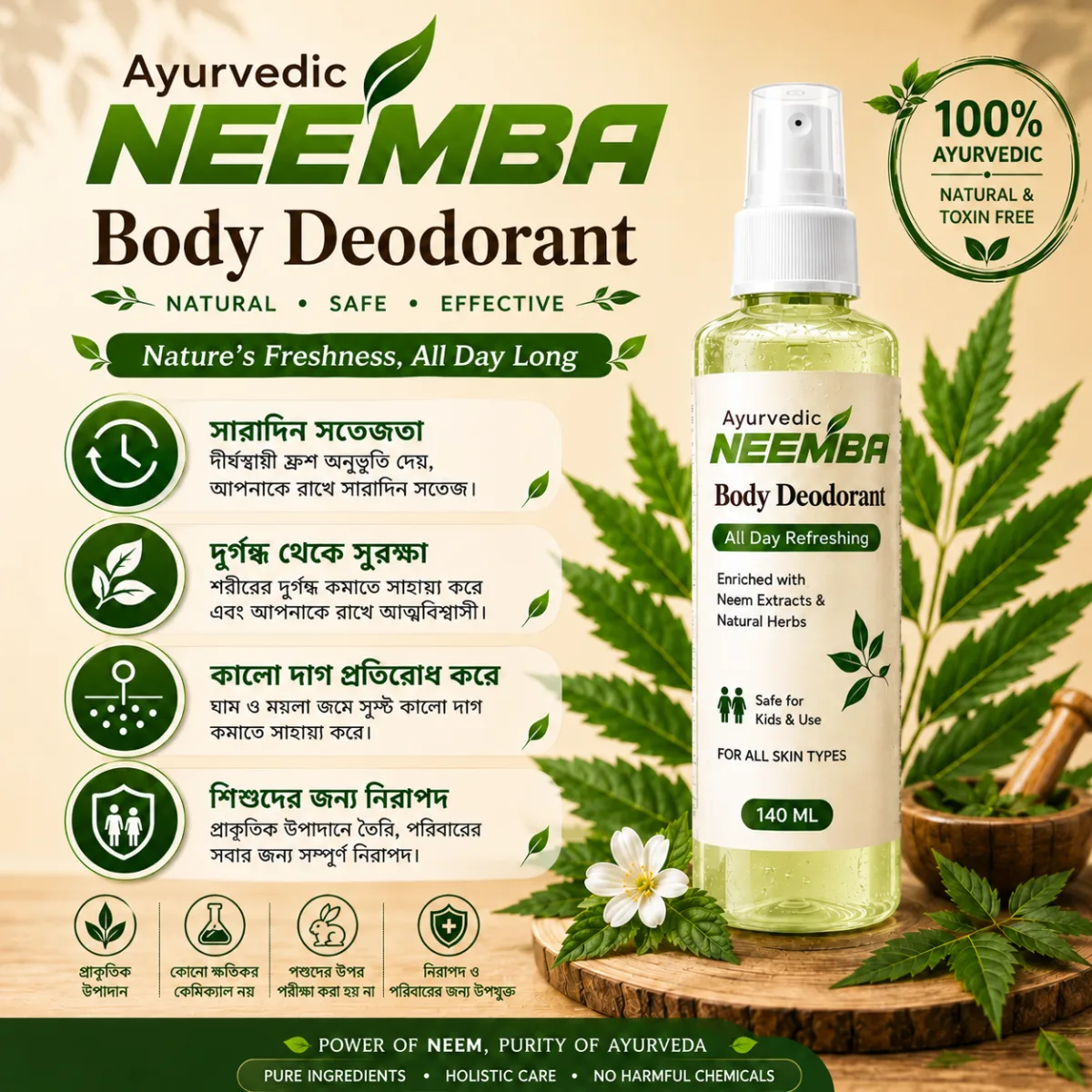 Neemba Body Deodorant